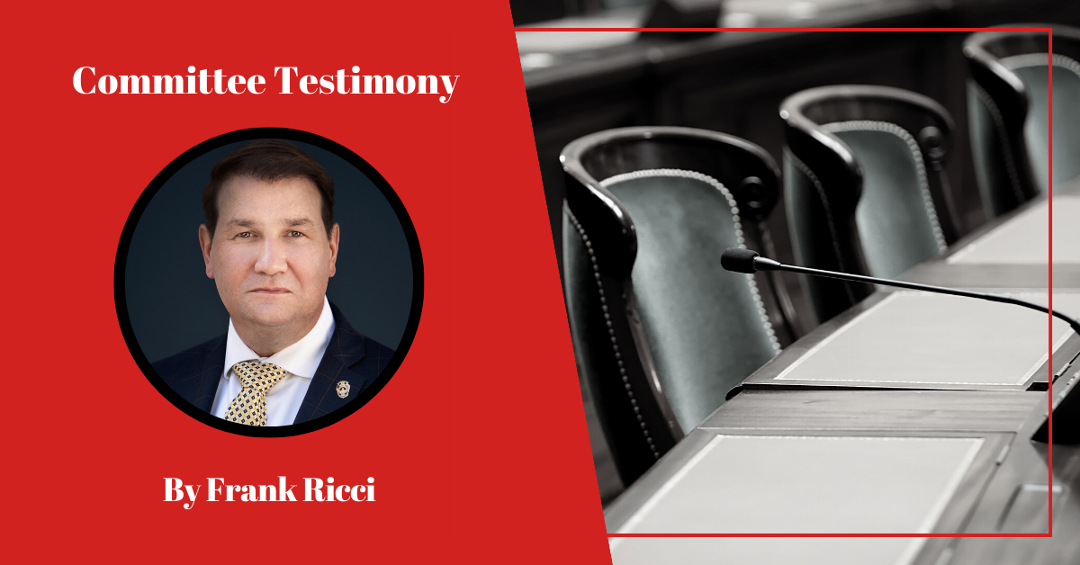 Testimony in Opposition to H.B. 6953 (Required Pensions)